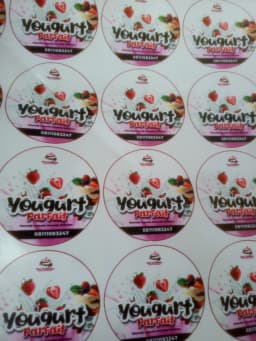 Brand sticker